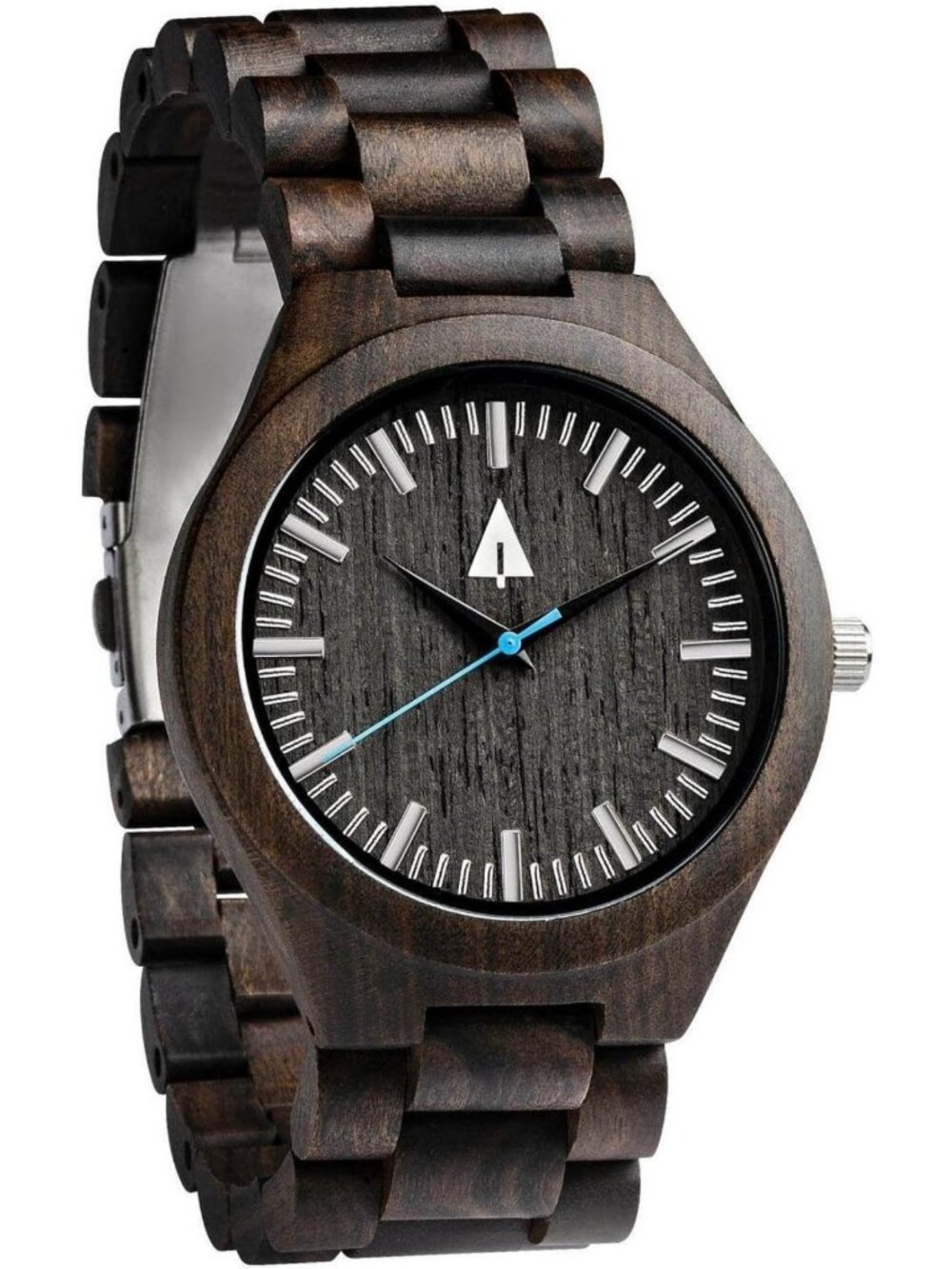 Stylish Black Ebony Wooden Watch for Men | Japanese Quartz Movement